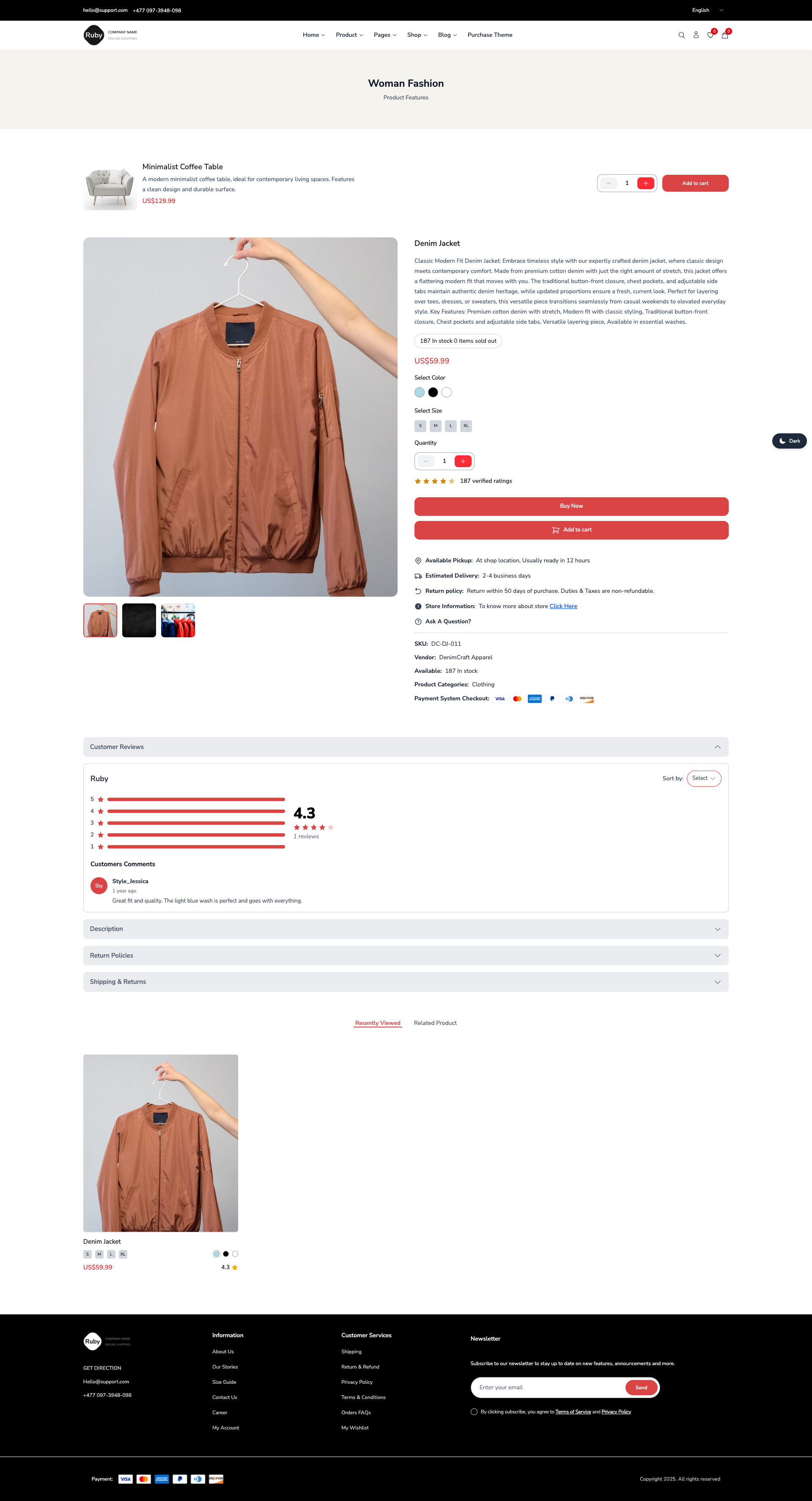 Product - Description Accordion